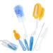 Infant Bottle Brush - Bottle Brush Sponge with Long Handle - 360 Cleaning Non-Scratch Washing Brush Vase Bottle Pot Cleaning Brush with Traceless Hook Brush Cleaning Dobooo Bottle Brush Set of 5