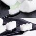 Brevi Nordic-Inspired Nano Toothbrush for Adults - Extra Soft 20 000 Bristles Protect Sensitive Gums & Teeth (Black & White) - Shop Now! - Buy Online on GoSupps.com