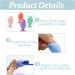 Silicone Fish Toothbrush Holder Set - 6 Mini Bathroom Accessories & Toothbrush Covers - Buy Online on GoSupps.com
