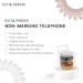 EVITA PERONI Spiral Hair Ties - Traceless Elastic Ponytail Holders (5 Pcs) - Brown/White/Clear Mix - Buy Online on GoSupps.com