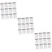 Angoily Angoily 36 Sheets Waterproof Eyebrow Stickers Hair-Like Eyebrow Stencils Eyebrow Transfer Stickers 3D Imitation Eyebrow Stickers