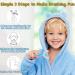 U-Shaped Kids Toothbrush Set - 2PCS Soft Silicone 360آ° Oral Care for Ages 2-6 (Blue & Pink) - Buy Online on GoSupps.com