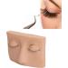 Eyelash Manikin Head Wide Application Eyelash Manikin Head Half Head Design Portable Washable with 3 Pairs Replacement Eyes for Home (Skin Color) - Buy Online on GoSupps.com