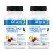 Renew Actives Wellness Supplement - Antioxidant Capsules with Elderberry Probiotics Zinc Vitamin C & Organic Turmeric Supports Immune Function & Collagen Formation 60 Vegan Capsules (2 Pks) 60 Count (Pack of 2)