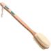 2 Pack Double Sided Bath Brushes with Long Wooden Handle - Exfoliating Skin for Men and Women - Buy Online on GoSupps.com