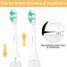 Ofashu Toothbrush Replacement Heads | Compatible with Philips Sonicare DiamondClean | 8 Pack Sonic Snap-on Electric Brush Head | HX9023 HX6064 | for C2 G2 C3 G3 W 4100 5100 2 Series | White - Buy Online on GoSupps.com