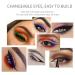 evpct Winged Eyeliner Stamp Set - 4 Color Liquid Eyeliners for Women | Black, Brown, Purple, Blue | Waterproof & Multicolor Makeup Kit - Buy Online on GoSupps.com