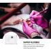 FRCOLOR Nail Art Soft Silicone Pad Tool Silicone Mat Painting Kit De Manicura Nail Art Glamour Mat Craft Mat Silicone Exercise Block for Colouring Nails Colouring Work White - Buy Online on GoSupps.com