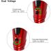 JINRI 1875W Foldable Travel Hair Dryer Dual Voltage Blow Dryer & Foldable Handle Lightweight Negative Ionic Folding Hair Dryer Red - Buy Online on GoSupps.com