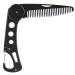 Dekaim Beard Comb Stainless Steel Beard Comb Foldable for Men Beard Mustache Styling Comb Folding Comb