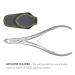 GERMANIKURE Professional Cuticle Trimmer - 1/2 Jaw Nipper - Made in Germany - FINOX Stainless Steel - Leather Case Included - Buy Online on GoSupps.com