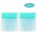 100 Pcs Silicone Mascara Wands Disposable Eyelash Brushes | Lash Extension Applicators Kit (Crystal Blue/Mint Green) - Buy Online on GoSupps.com