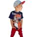 Toddler Boy Clothes,Kids Baby Girls Boys 4th of July Summer Short Sleeve Independence Day T Shirt Tee Tops 1-6 Years Xv-1-navy 4-5T