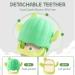 2 Pack Teething Baby Teether Mittens for 0-12 Months - BPA Free Cactus Teething Toys, Anti-Drop & Detachable Silicone Chew Toys for Infant Sucking Needs Relief (Green+Yellow) - Buy Online on GoSupps.com