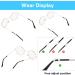 Qianyu 14 Pair Universal Ear Hooks - Soft Silicone Holders for Glasses & Sunglasses | Anti-Slip Round Elastic Ear Pads & Nasal Stoppers | International Shipping - Buy Online on GoSupps.com