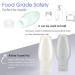 TSA Approved 3oz Leak Proof Silicone Travel Bottles Set (6Pcs) - BPA Free Toiletry Containers for Shampoo, Lotion, Soap - Travel Size - Buy Online on GoSupps.com