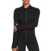Buy Pinspark Women's Long Sleeve Running Jacket - Lightweight Breathable Full-Zip Fitness & Yoga Jacket with Thumb Hole - XL Black - International Shipping Available - Buy Online on GoSupps.com