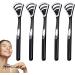 Petufun Tongue Brush - 5 Pack Cleaning Scrapers for Oral Care | Non-Slip Handle Freshness Tools - Buy Online on GoSupps.com