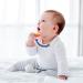 4 Pack BPA-Free Pacifier Clips for Boys & Girls | Braided Cotton Clips in Gray White Dark Blue & Light Green | Baby Essentials - Buy Online on GoSupps.com