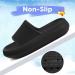 Children's Flip Flops & Cloud Slippers - Summer Beach Shoes for Girls & Boys (EU29-37) - Black - Buy Online on GoSupps.com