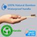 Buy GreenMingle Bamboo Toothbrushes - Eco-Friendly Biodegradable Organic Wooden Toothbrushes (Medium Bristles) - 10 Pack - Buy Online on GoSupps.com