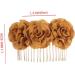 DRESSOOS Hairclips Barrettes Hair Clip for Women Hair Claw Clips for Women Metal Hair Clips Women's Hair Clips Decorative Hair Clips for Women Flower Hair Clip Earth Tones Decorate Bride - Buy Online on GoSupps.com