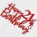Tenhaisi Gilttery Red Happy 21st Birthday Cake Topper Cheers and Beers to 21 Years Loved Party Sign Fabulous 21 Birthday Party Supplies - Buy Online on GoSupps.com