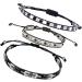 CALLARON 6 Pcs 1 Bracelet Anklet Miss Bohemia Braided Rope 6 6cmx3pcs Blackx3pcs - Buy Online on GoSupps.com