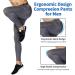 EARGFM Men's Athletic Leggings with Pockets - Grey, Medium | Compression Pants for Cycling & Running - Buy Online on GoSupps.com