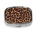 BAGR Cool Cheetah Leopard Portable Pill Organizer Travel Pill Box Daily Pill Case to Hold Supplements & Medication