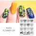 KADS Flower Nail Art Stamping Plate - DIY Manicure Template & Stencil Tools | International Shipping - Buy Online on GoSupps.com