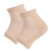 budiniao 1 Set Gel Heel Socks Cool Protective Unisex Comfortable Beauty Hosiery Spa Experience Adjustable Ankle Kit Support Sports Night Mesh Skin Tone