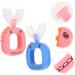 Gleavi 6 STK U-Shaped Silicone Toothbrush for Children | 360 Manual Toothbrushes & Accessories for Kids - Buy Online on GoSupps.com