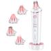 Blackhead Remover Vacuum Pore Cleaner  Alofoyo Valentines Day Gifts Upgraded Strong Suction Rechargeable Facial Pore Acne Extractor Cleanser  4 Adjustable Suction Power and 4 Functional Probes Pink