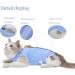 Cat Recovery Suit Cat Professional Surgery Recovery Suit E- Collar & Cone Alternative Cat Post Surgery Suit for Abdominal Wounds or Skin Diseases (Blue L Size) - Buy Online on GoSupps.com