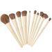 10-Piece Essential Makeup Brushes set for Flawless Beauty Premium Synthetic Foundation Powder Concealers Eye Shadows Makeup Brush for Master the Art of Makeup