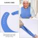 Adjustable Silicone Bibs for Adults Waterproof & Washable Elderly Men & Women Mealtime Protector(2 pcs) - Buy Online on GoSupps.com