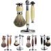 Shop BUIDI Men's Manual Shaving Set - Beard Brush Razor & Stand for Perfect Grooming - International Shipping Available - Buy Online on GoSupps.com