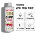 Nutrify Vital Fitness Drink 1:80 Syrup - Raspberry Flavor - Sugar-Free Beverage Concentrate with Vitamins & L-Carnitine - 3x 1L Set (240L Sports Drink) - Buy Online on GoSupps.com