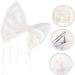 FOMIYES Girls Hair Accessories Pearl Hair Clip Wedding Hair Clip Girl Bows Hair Decoration Back Hair Bow Hair Bow Clip Hair Clips Decorate Headgear Hairpin Button Metal Delicate White Miss - Buy Online on GoSupps.com