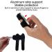 JdXun Finger Splints - 2 Adjustable Reusable Finger Protectors for Broken Fingers & Osteoarthritis Pain Relief - Black - Buy Online on GoSupps.com