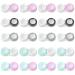 Changrongsheng 20 pieces of contact lens container contact lens storage portable contact lens dinner contact lenses container travel contact lenses set colored contact lens case for at home 5 colors