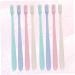 Buy Organic Charcoal Toothbrush Set - 16 Eco-Friendly Travel Toothbrushes with Caps - Household Care for Vegans - Buy Online on GoSupps.com