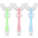 U-Shaped Toothbrush Cute 360 Oral Teeth Cleaning Baby Silicone Toothbrush Brush Cleaning and Care Convenient Toothbrush Oral - Buy Online on GoSupps.com