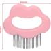 Buy Cat Comb - Skin-Friendly Elastic Half-Curved Massage Comb for Cats | Cat-Safe Exfoliating Grooming Tool in Pink - International Shipping Available - Buy Online on GoSupps.com