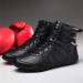 Durable Non-Slip Boxing Wrestling Shoes | High Traction Combat Sneakers - Black - Buy Online on GoSupps.com