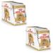Royal Canin Poodle Adult | Double Pack | 2 x 12 x 85 g | Wet food for adult poodles | To support the coat | Optimal daily nutrition | From the 10th month of life