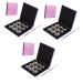 3 Sets empty makeup tray blush powder trays lipstick palette empty eyeshadow makeup palette empty palette kit for makeup make up kit eye shadow box magnet paper travel mediumx3pcs As Shownx3pcs