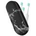 Bixufcai Electric toothbrush ethici Travel Eti Seachable plastic hard shell toothbrushes Protective cover for oral B/Philips/Sonicare Electric Toothbrush toothbrush Suitable Black