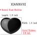 Xianvxi Black Obsidian Heart Palm Stone - Healing Reiki Crystal for Fear Alleviation | Perfect Valentine's Day Gift - Buy Online on GoSupps.com